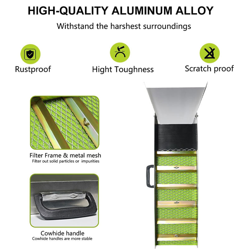 36 Inch Aluminum Alloy Sluice Box, Portable Gold Panning Equipment For Rivers, Creeks, Gold Panning