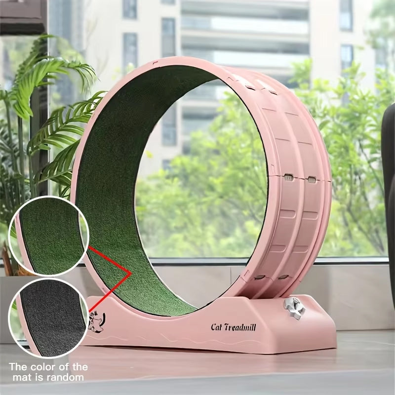 Simple Treadmill For Cats Pet Cat Toys Silent Sports Cat Treadmill No-Stuck Cat Running Wheel Cat Climbing Frame