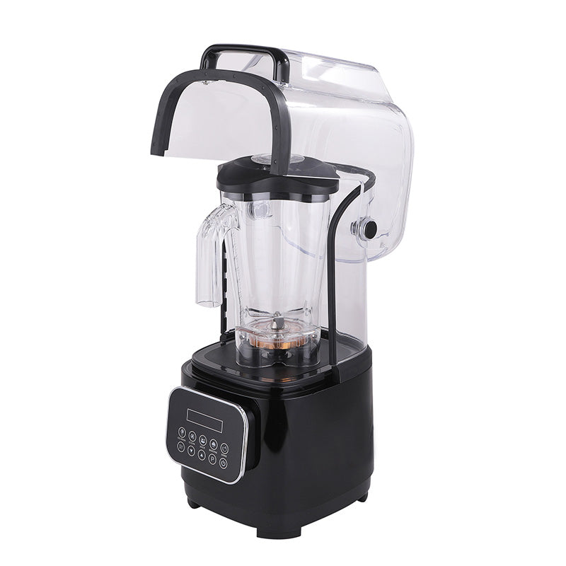 2L Soundproofed Fully Automatic Juicer With Hood Smoothie Blender Ice Crusher
