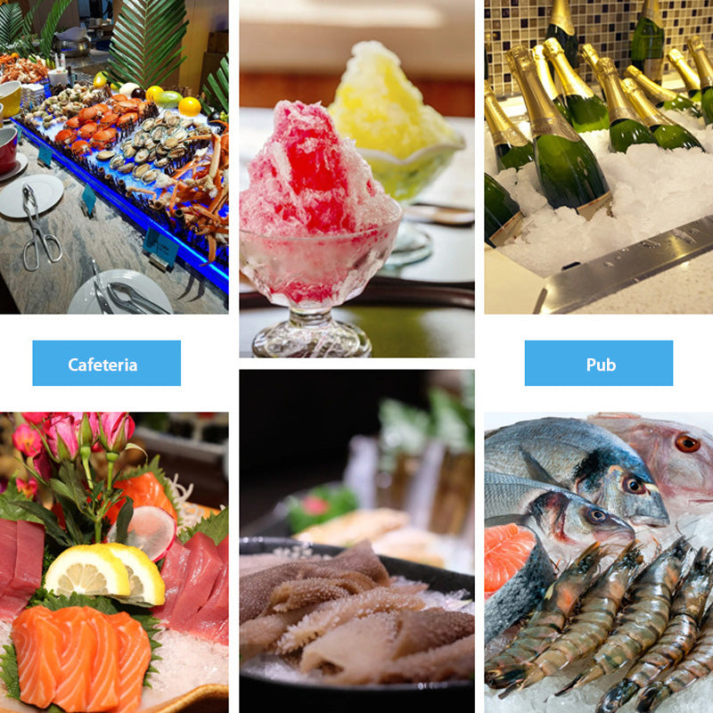 Commercial Snowflake Ice Machine Ice Crusher Laboratory Hotel Hot Pot Shop Restaurant