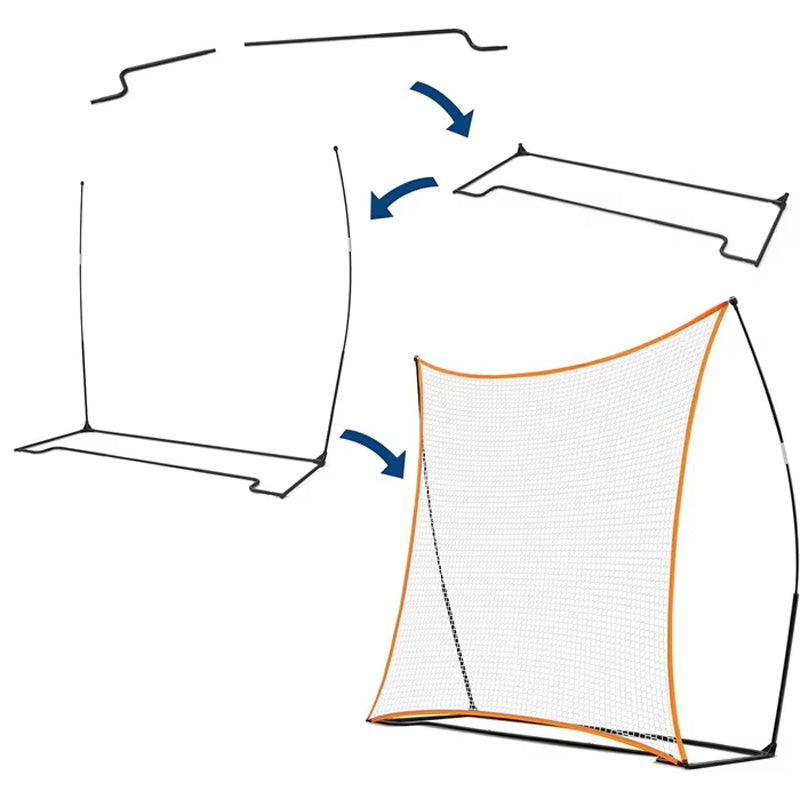 Custom Easy Set-Up Football Rebounder Portable Soccer Rebound Net For Hitting And Shooting Practice