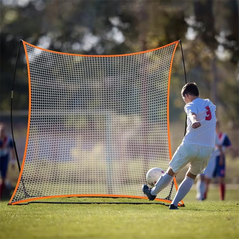 Custom Easy Set-Up Football Rebounder Portable Soccer Rebound Net For Hitting And Shooting Practice