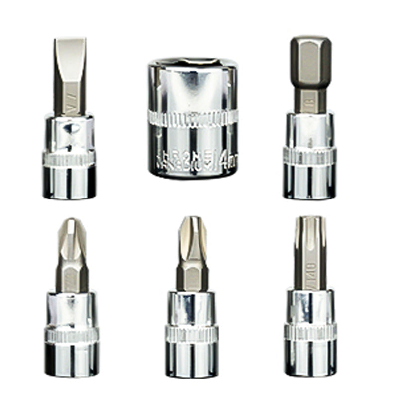 204-Piece Mechanics Tools Kit and Socket Set 1/4" 3/8" 1/2" Drive Deep and Standard Sockets