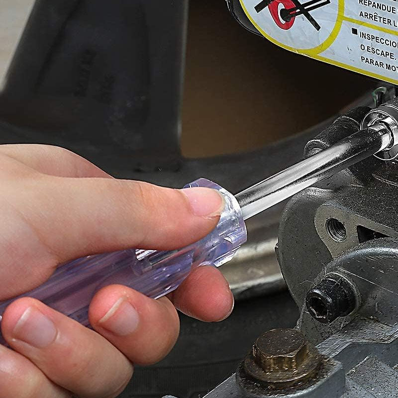 39-Piece Socket Wrenches Set 1/4''3/8'' with Quick-Release Ratchet Wrench CR-V Metric and Imperial Sockets