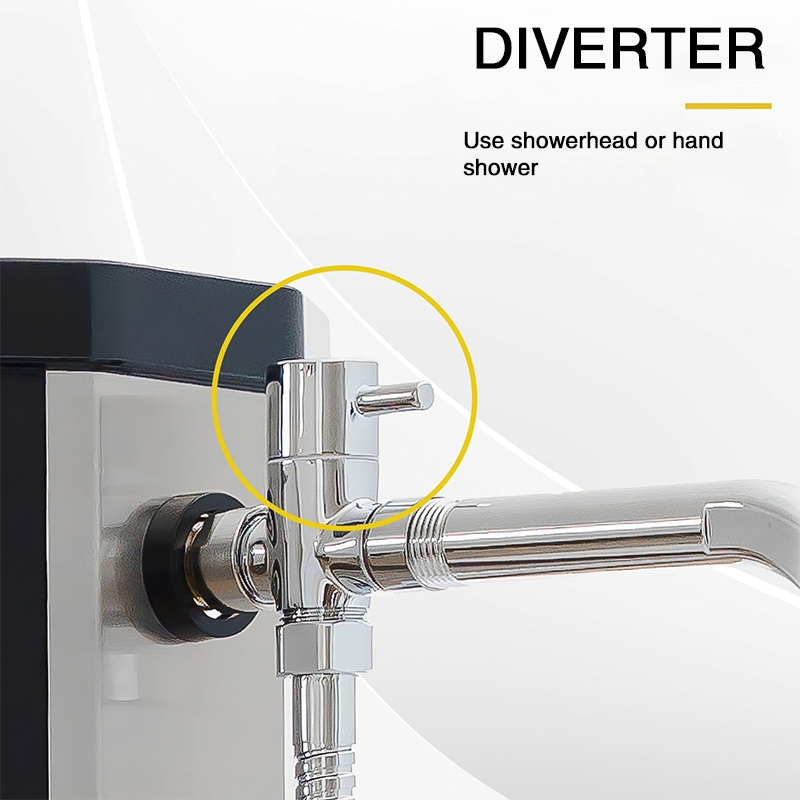 Solar Heated Shower Outdoor Solar Shower Garden Pool Large Shower Head Mixer Faucet Foot Washer 35L