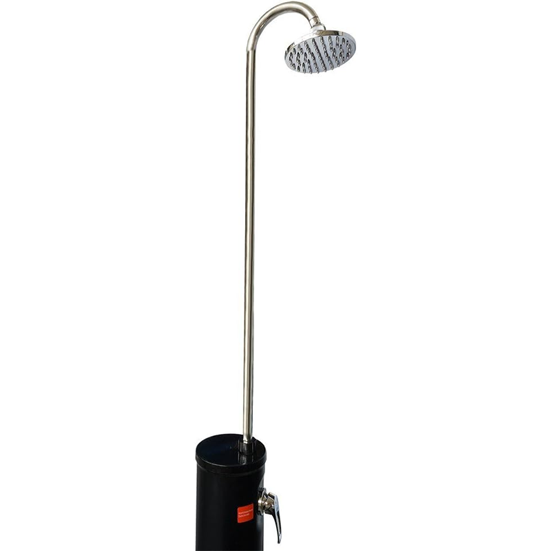 Stainless Steel Solar Shower 20L Outdoor Yard Garden Camping Swimming Pool Installable Portable