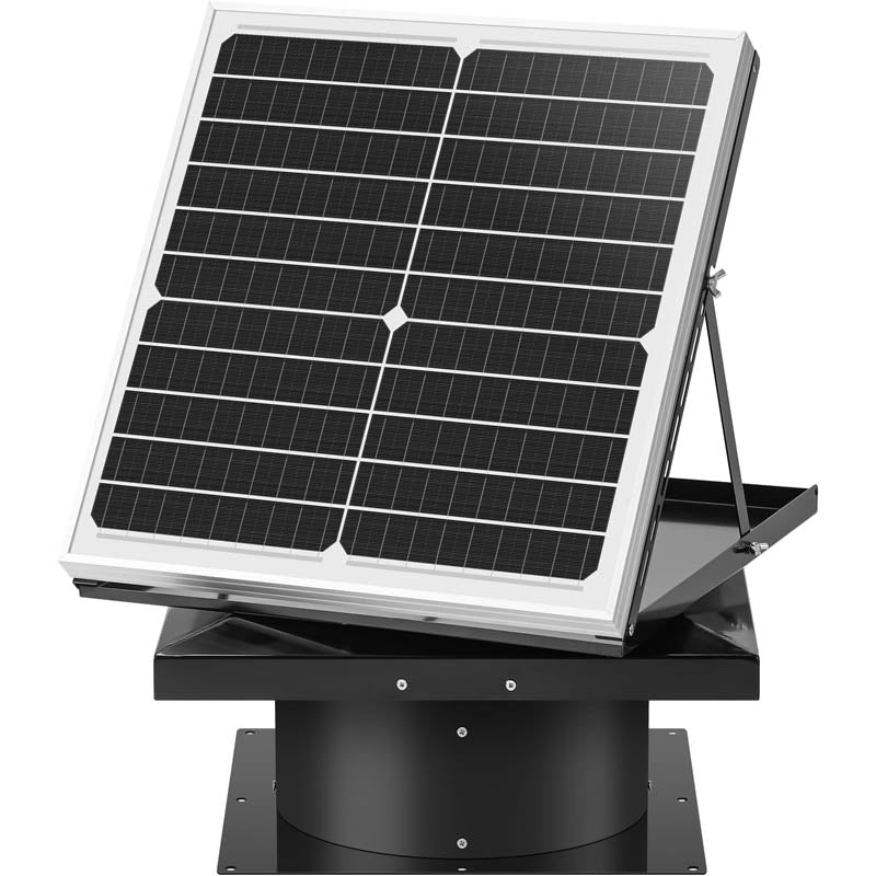 30W Solar Roof Fan Provides Up to 1800 CFM TXL Solar Roof Vent Fan for Home, Greenhouse, Garage
