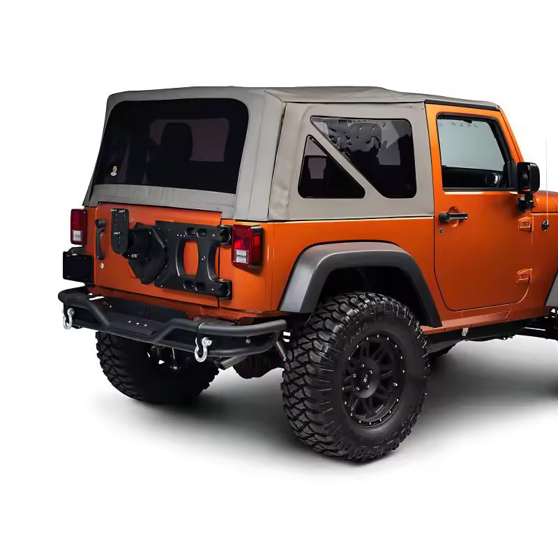 Factory Outlets 4*4 Offroad Black Hinged Spare Tire Carrier For 2007-2018 Wrangler Jk