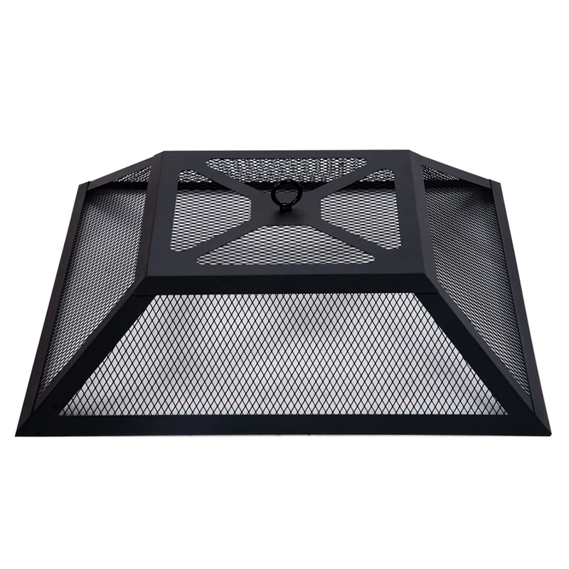 Square spark screen grilling brazier grilling grilling cover heating brazier protective cover brazier mesh cover anti-spark mesh cover