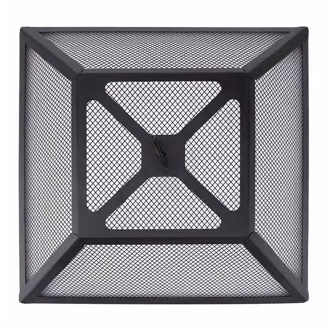 Spark screen grill cover square brazier cover stove table heating stove charcoal stove cover