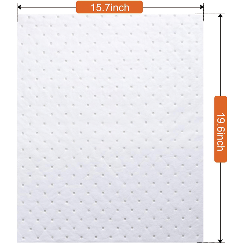 30PCS Spill Absorbent Pads, 15" x 20" Heavyweight Oil Absorbing Mats, for Oil, Water and Other Liquids