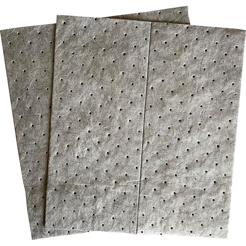 100 Pcs Spill Absorbent Pads, 9.8 x 13 Inch, Oil Absorbent Pads Weight Dimpled Pad Garage Accessories Water, for Absorbing Protecting Home Garage Basement