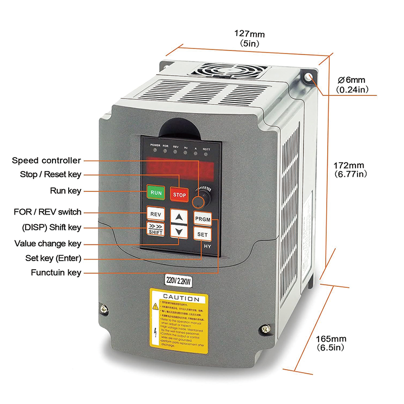 CNC Spindle Motor Kits,220V 2.2KW,Water Cooled Spindle Motor,Spindle Motor 24000 RPM 400 Hz for CNC Router Engraving Milling Grind Machine