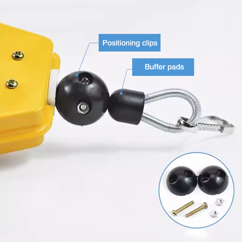 Spring hoist, spring balancer, load capacity 0.5 kg - 1.5 kg, for hanging tools, hanging mounting wire