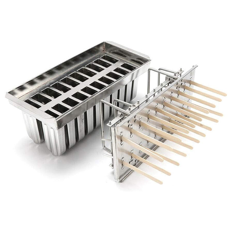 Stainless Steel Ice Cream Stick Model Ice Pop Holder 20pcs Ice Cream Stick Holder DIY Kitchen