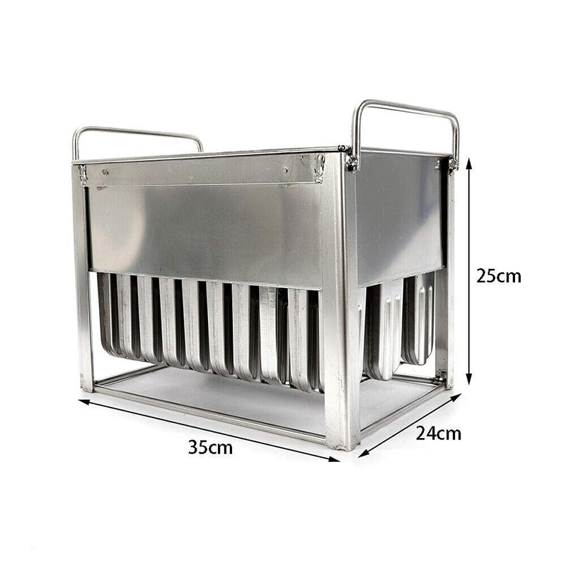 30Psc Popsicle Mold Commercial Stainless Steel Round Head Ice Cream Stick Mold Ice Cream Maker Ice Lolly Maker for Home Restaurant Hotel