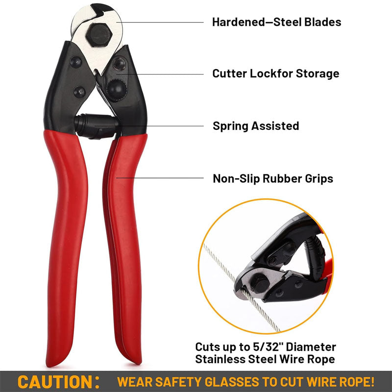 500FT 1/8" Stainless Steel Cable T316 Wire Rope Cable for Deck Cable Railing Kit 7x7 Strands Aircraft Cable for Stair Fence Deck Railing