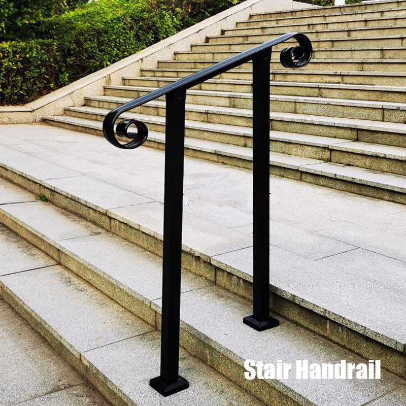 Simple Beautiful Solid Stair Step Handrail Garden Outdoor