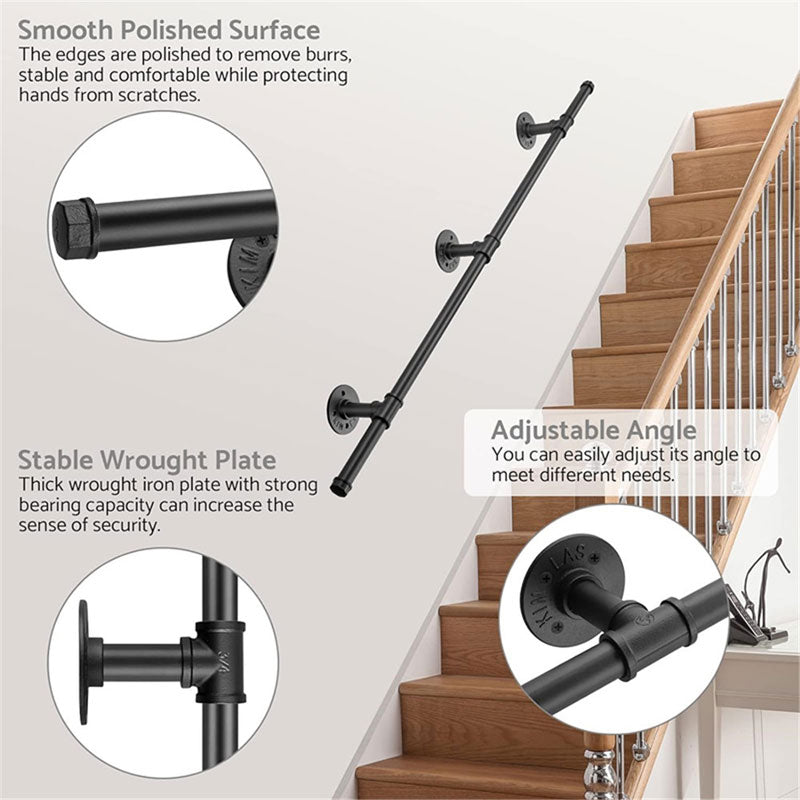 Bathroom Handrails, Elderly Disabled Bathroom Barrier-Free Toilet Anti-Slip Safety Railings