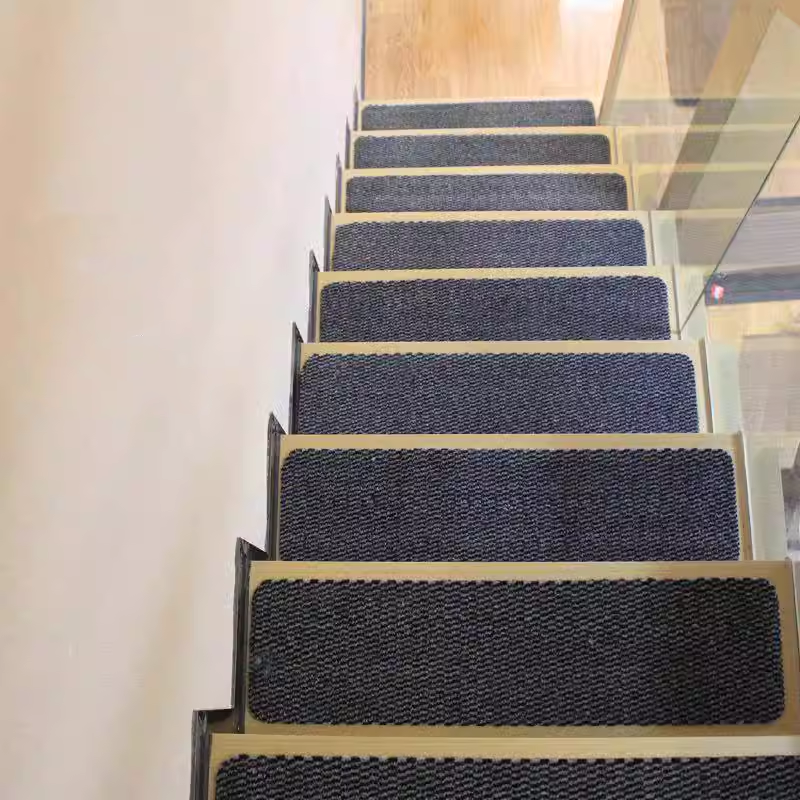 20cm x 76cm,Stair Treads,Stair mat,Stair carpet,Self-adhesive,Child,Elder and Pet Safe Stair Carpet,Set of 15