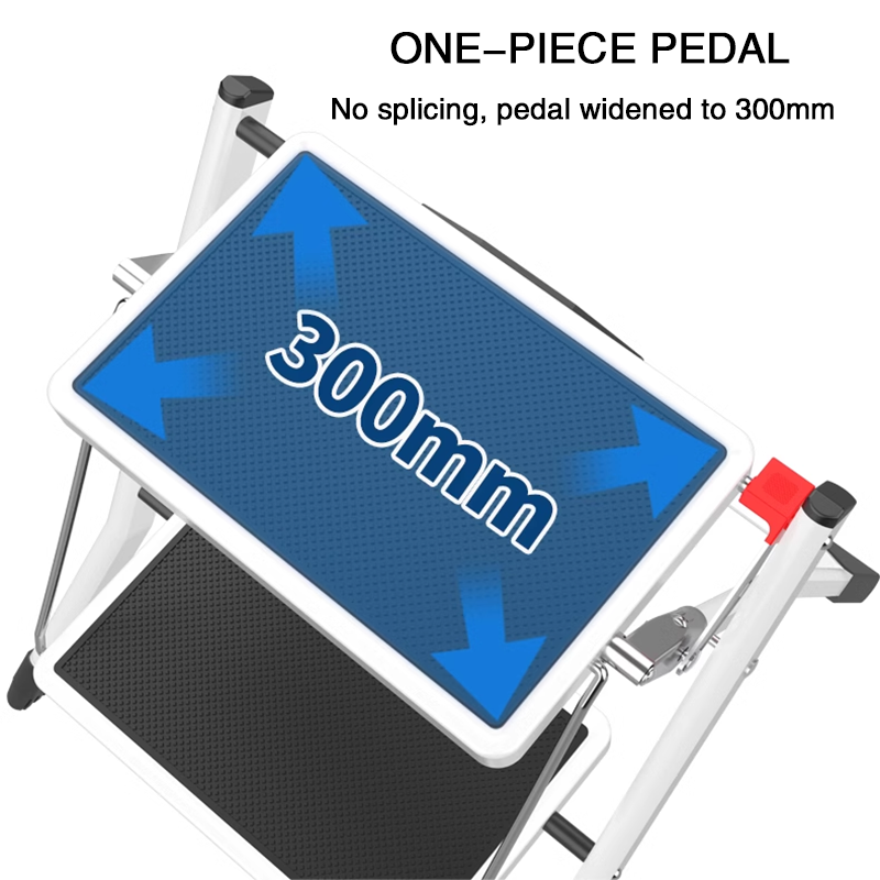 Step Stools ,Ladder 2 Steps 330 lbs Capacity, Ergonomic Folding Steel Step Stool with Wide Non-Slip Steps, Sturdy Step Stool for Adults Toddlers, Multi-Purpose for Home, Kitchen, Office, RV