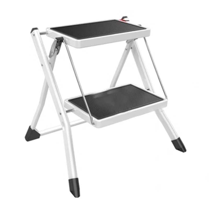 Step Stools ,Ladder 2 Steps 330 lbs Capacity, Ergonomic Folding Steel Step Stool with Wide Non-Slip Steps, Sturdy Step Stool for Adults Toddlers, Multi-Purpose for Home, Kitchen, Office, RV