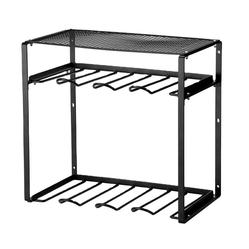 Heavy Duty Tool Shelf With 8 Drill Slots Power Tool Rack Organizer Power Tool Organizer Storage Rack