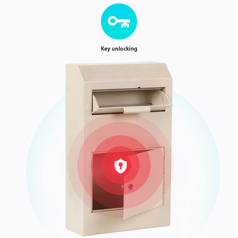 Hanging Drop Box, Lockable Drop Box, Steel Key Drop Box For Home Office Factory School
