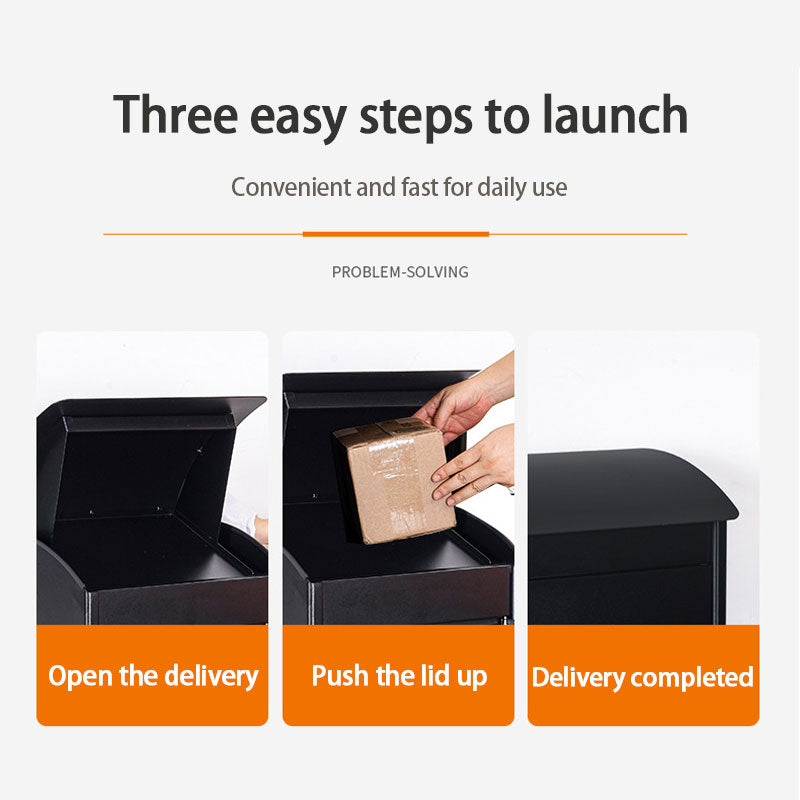 Home public express cabinet, small wall-mounted floor suggestion box, anti-theft inbox, outdoor locked mailbox