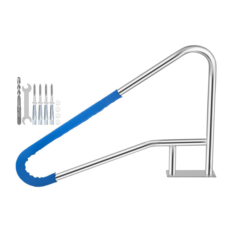 55*32 Stainless Steel Swimming Pool Handrail Thickened Stainless Steel Swimming Pool Ladder, Swimming Pool Rail