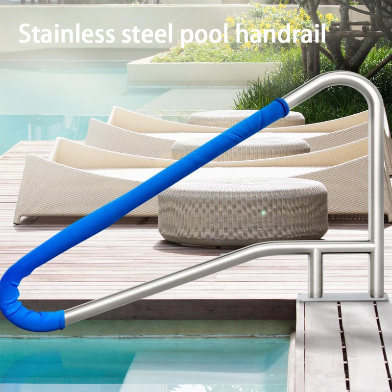 55*32 Stainless Steel Swimming Pool Handrail Thickened Stainless Steel Swimming Pool Ladder, Swimming Pool Rail