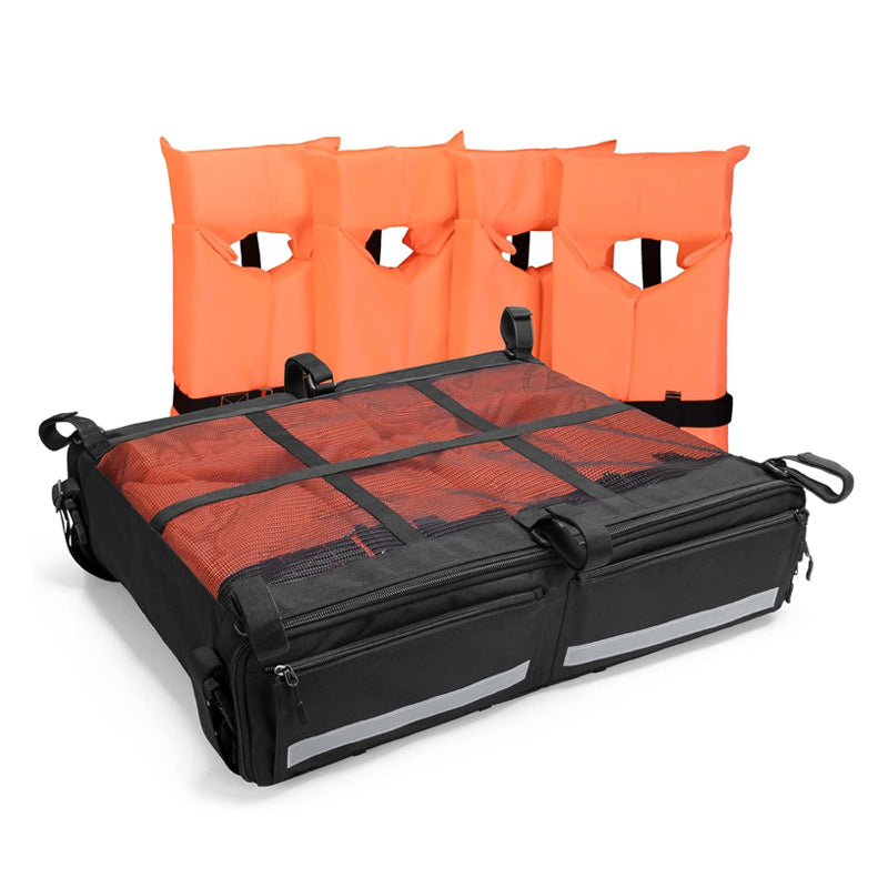 Life Jacket Storage Bag, Can Hold 4 Life Jackets, Black Yacht Roof Hanging Bag (Not Including Life Jackets)