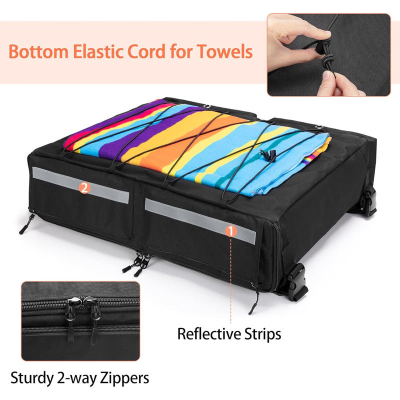 Life Jacket Storage Bag, Can Hold 4 Life Jackets, Black Yacht Roof Hanging Bag (Not Including Life Jackets)