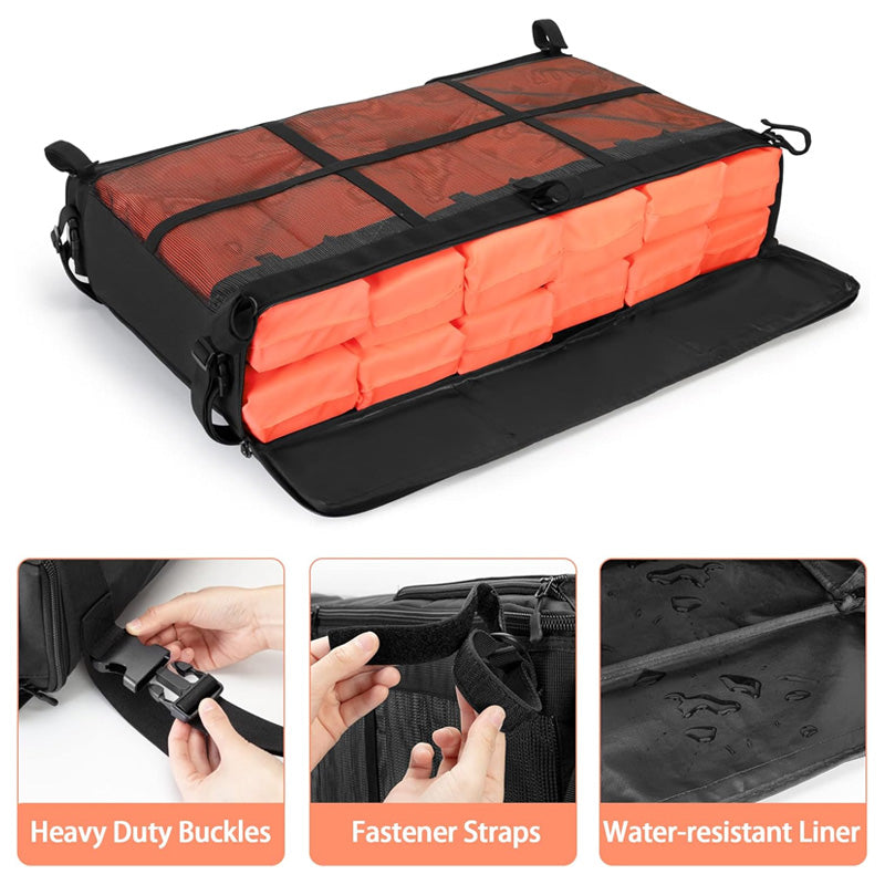 Life Jacket Storage Bag, Can Hold 6 Life Jackets, Black Yacht Roof Hanging Bag (Not Including Life Jackets)