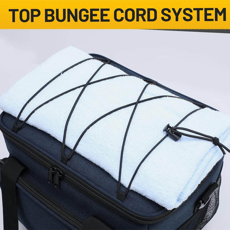 Oxford Cloth Portable Aluminum Foil Insulated Bag, Large Capacity Insulated Bag Lunch Bag