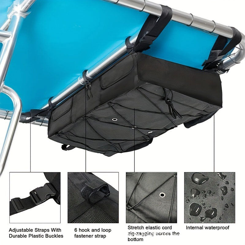 Marine Life Jacket T-Type Storage Bag, Waterproof Marine 600D Polyester For 4 To 6 Type Ii Life Jackets