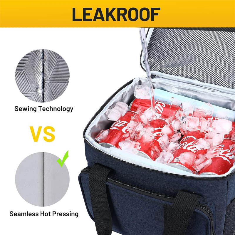 Oxford Cloth Portable Aluminum Foil Insulated Bag, Large Capacity Insulated Bag Lunch Bag