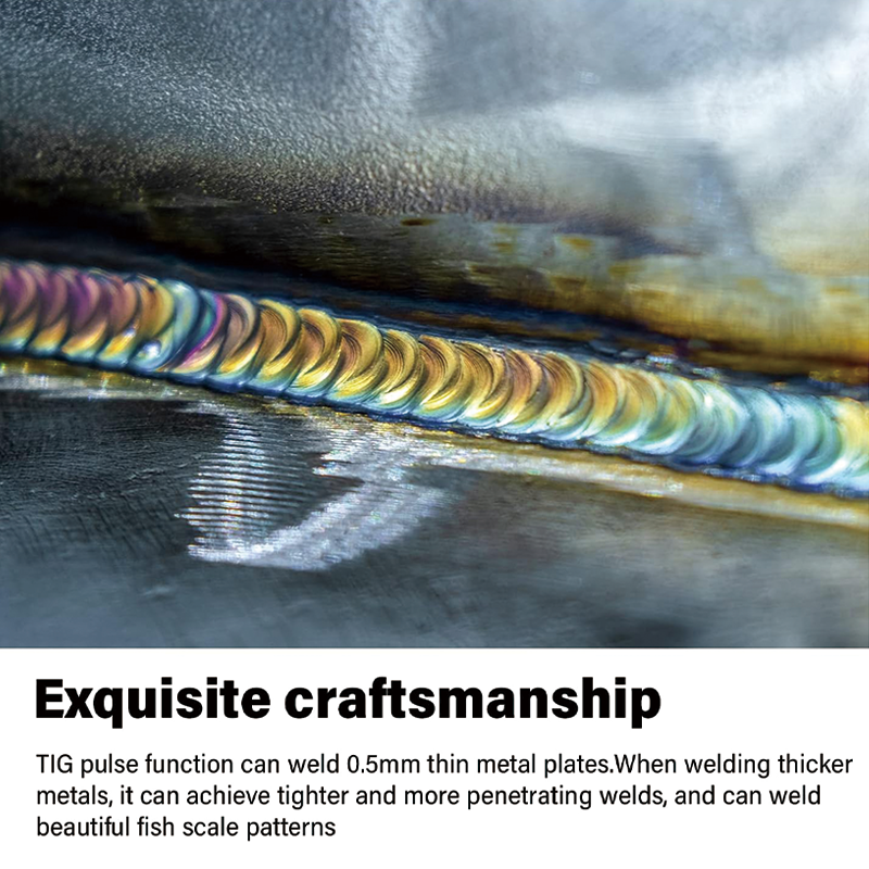 200Amp TIG Welder,110V 220V Dual Voltage TIG Welding Machine,With Pulse TIG/Cold TIG/DC TIG/STICK 4 In 1 Welding Machine,Compatible with Foot Pedal