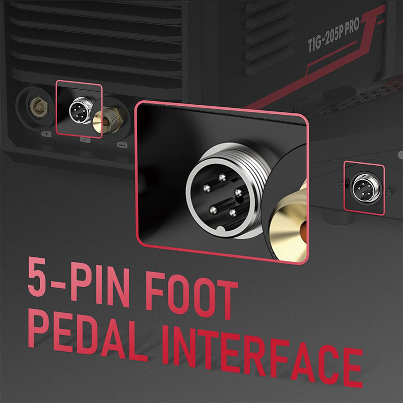 205Amp TIG Welder With Pulse,TIG 3 in 1,110&220V Dual Voltage TIG Welding,Digital Arc Welder LED Display