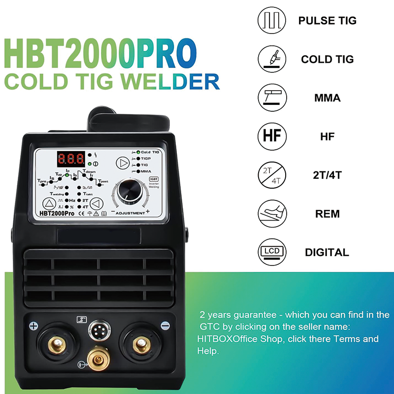 200Amp TIG Welder,110V 220V Dual Voltage TIG Welding Machine,With Pulse TIG/Cold TIG/DC TIG/STICK 4 In 1 Welding Machine,Compatible with Foot Pedal