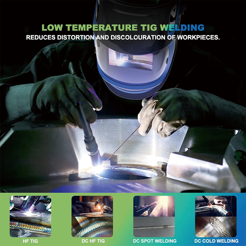 200Amp TIG Welder,110V 220V Dual Voltage TIG Welding Machine,With Pulse TIG/Cold TIG/DC TIG/STICK 4 In 1 Welding Machine,Compatible with Foot Pedal