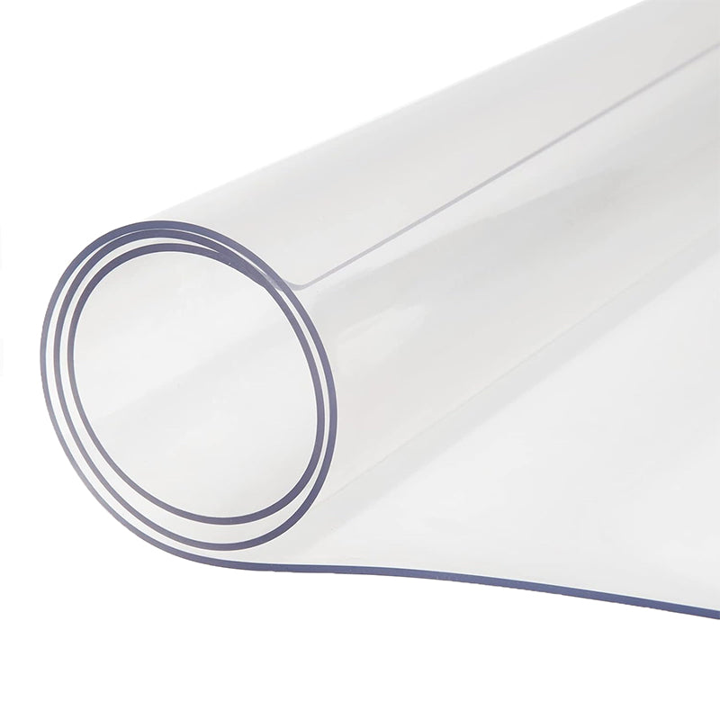 36 x 72 Inch Clear PVC Table Cover Protector 2mm Thick Custom Plastic Desk Pad Table Top Protector Mat Waterproof for Coffee Table, Dining