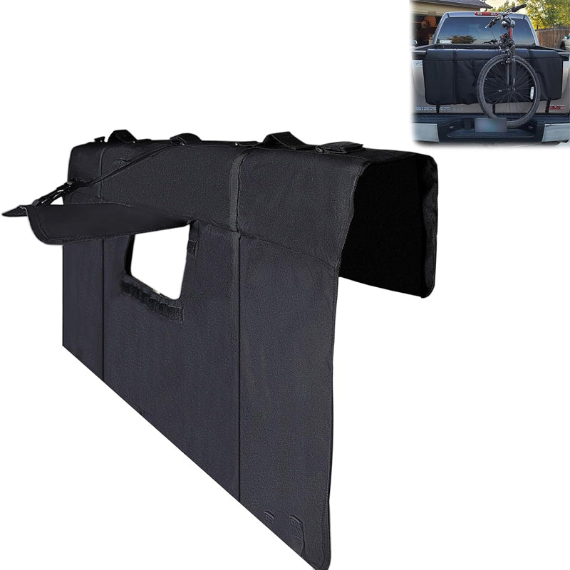 Tailgate Pad For Mountain Bikes Pickup Truck Tailgate Protection Pad With 2 Tool Pockets 52'' Wide For 5 Bikes