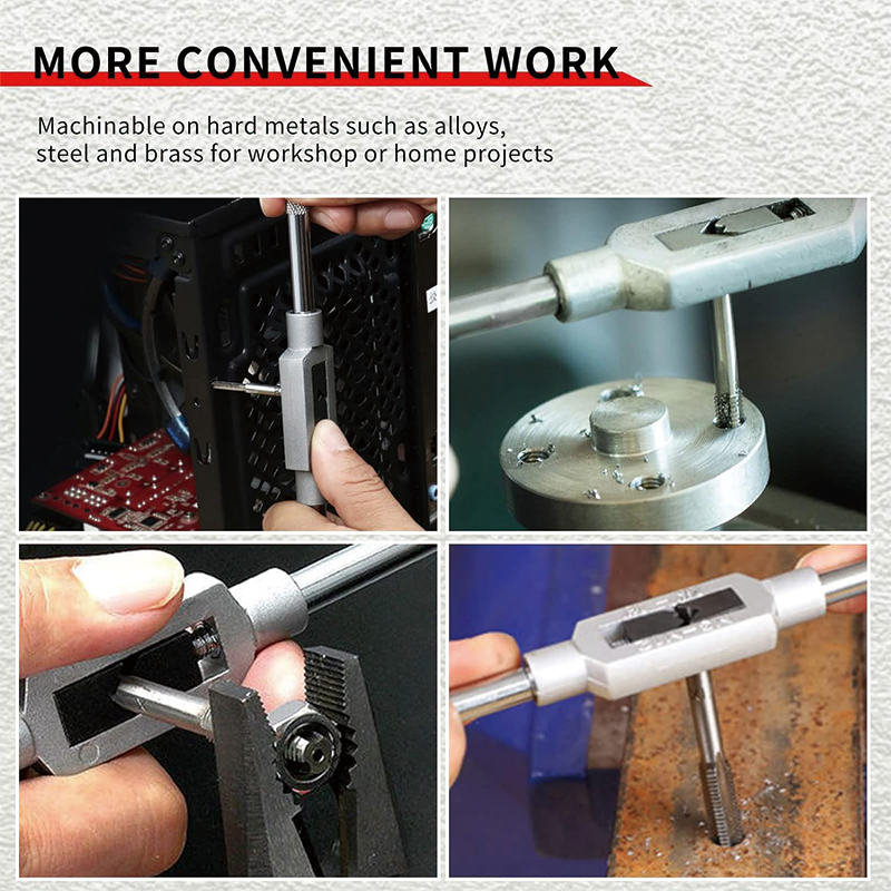 110 Piece Tap and Die Set, Metric Tap and Die Set for Cutting External Internal Threads with Storage Case