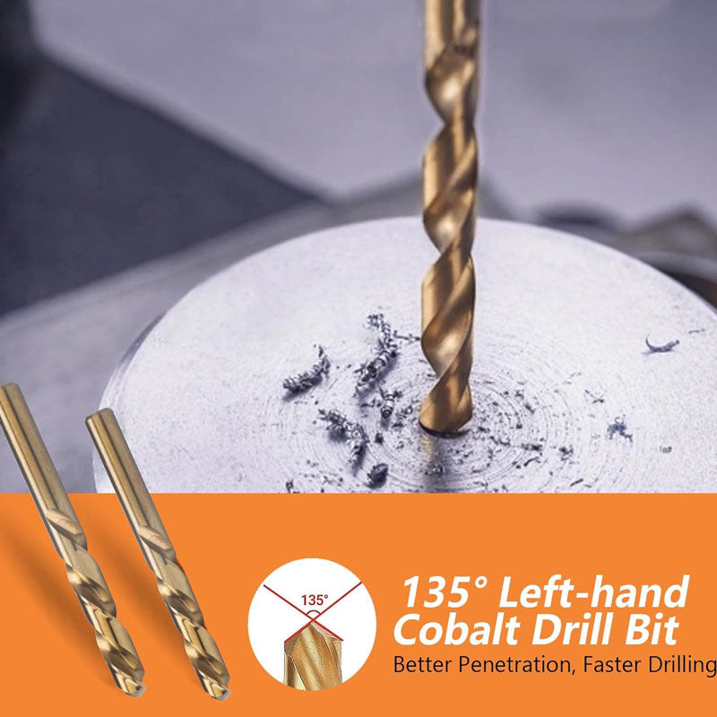 Tap Extractors 55 Pieces Easy Out Bolt Extractor Set for Removing Stripped Screws Studs Fittings and Lugs Extraction