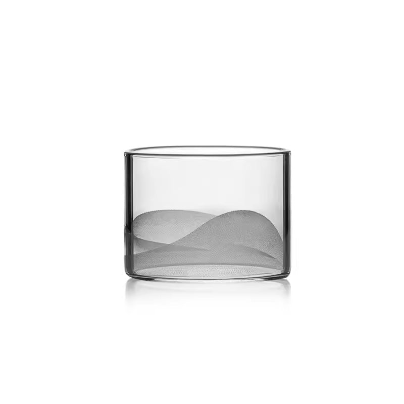 Glass Teacups, Heat-Resistant Household Kung Fu Tea Sets Single Cups, Personal Tea Cups