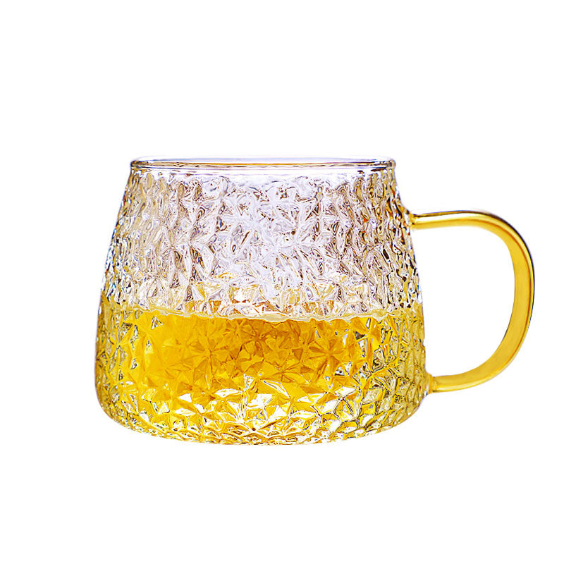 Tea Cups, Hammered Glasses, Flower Tea Cups, High-Value Cups, Pineapple Cups,Breakfast Cups, Household Teacups
