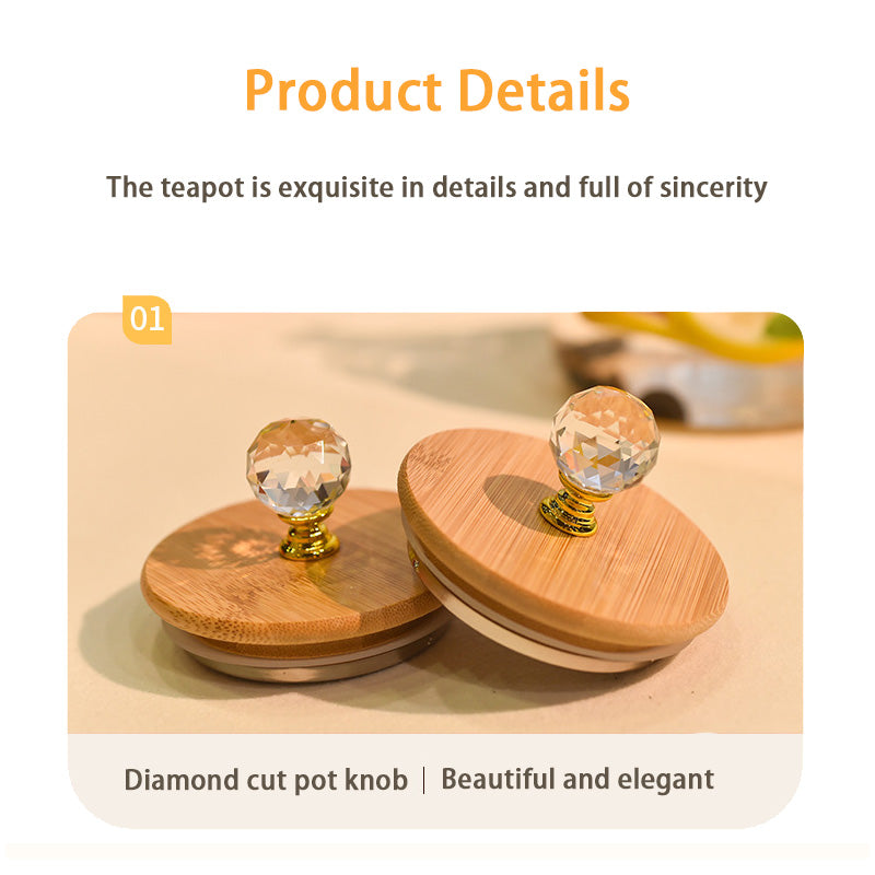 Chinese Teapot, Heat-Resistant Glass Pot, Household High Temperature Resistant Teapot, High Borosilicate Glass Teapot