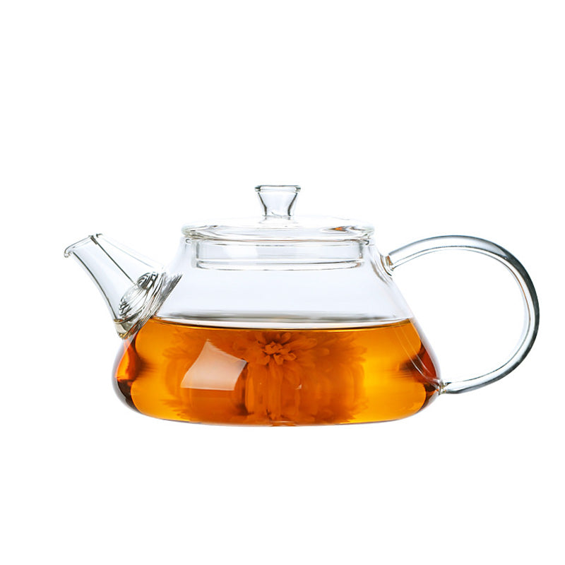 Glass Teapot, High Borosilicate Household Small Teapot, High Temperature Resistant Small Capacity Single Teapot