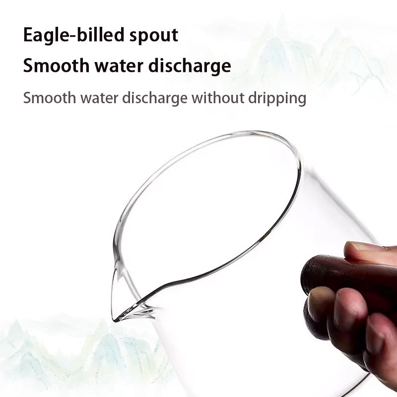 Agarwood Pot,Side Handle Teapot, Glass Teapot, Electric Ceramic Stove High Temperature Resistant Teapot, Wooden Handle Single Teapot, Filter Kung Fu Teapot